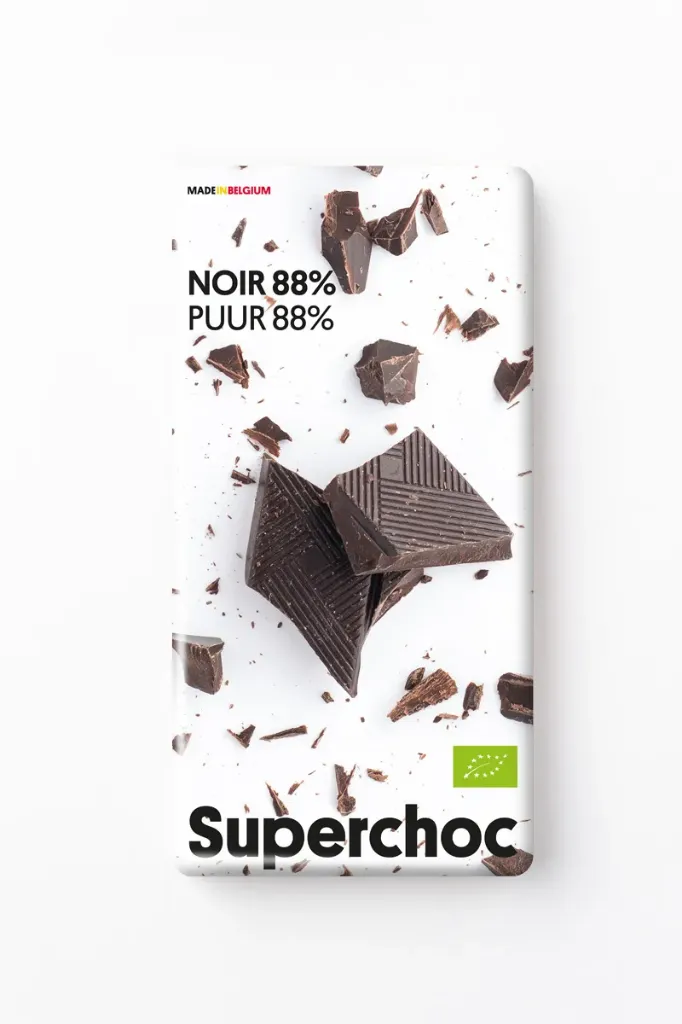 [768] SUPERCHOC - Dark chocolate 88% (70g)