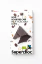 SUPERCHOC – Zartbitterschokolade mit Haselnuss & Kaffee