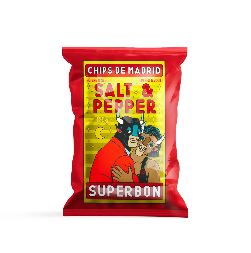 [773] SUPERBON - Chips Zout & Peper 125g