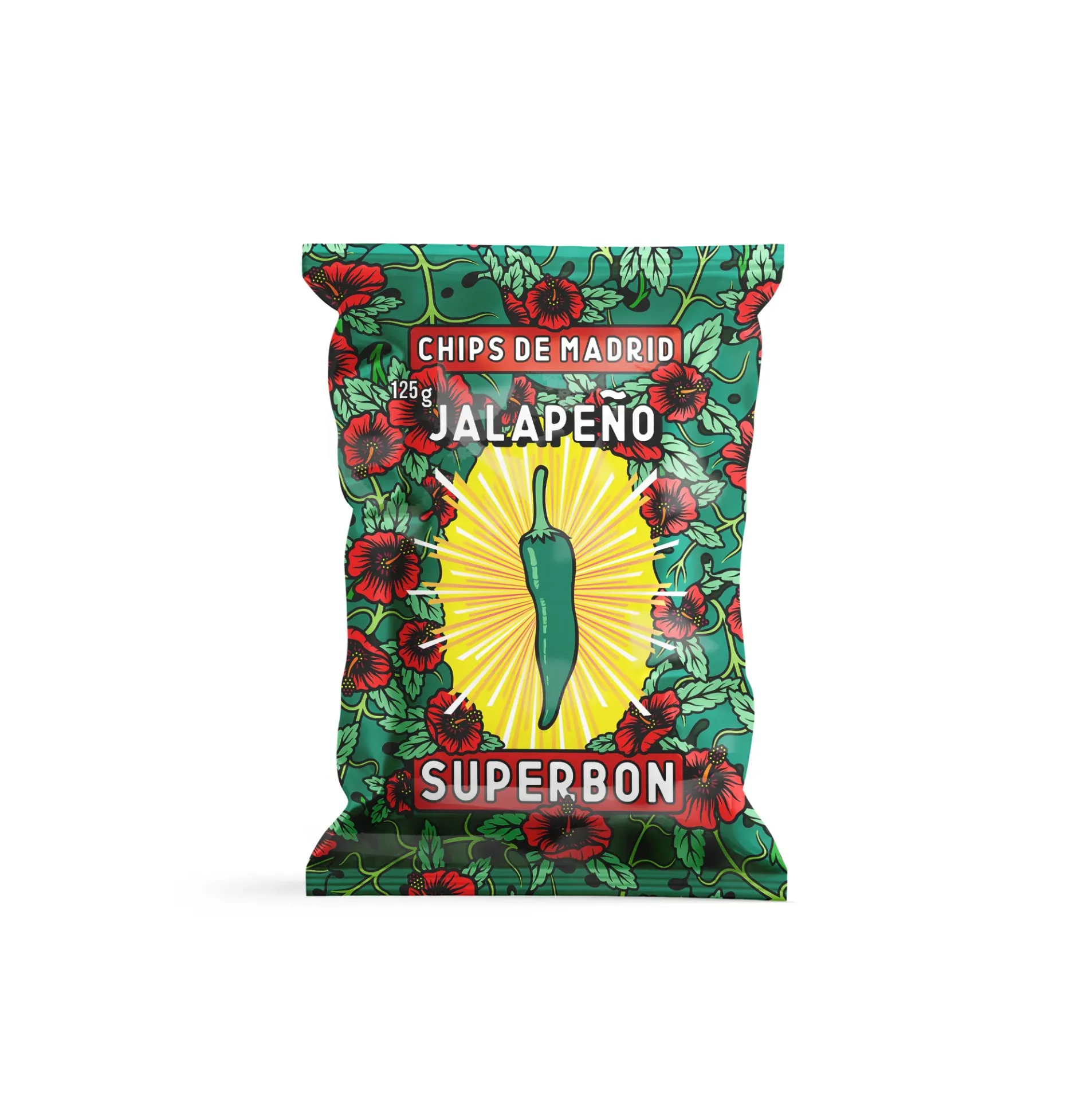 SUPERBON - Chips Jalapeno  (125g)